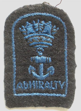 Girl Guides Admiralty recognition sea ranger felt cloth badge