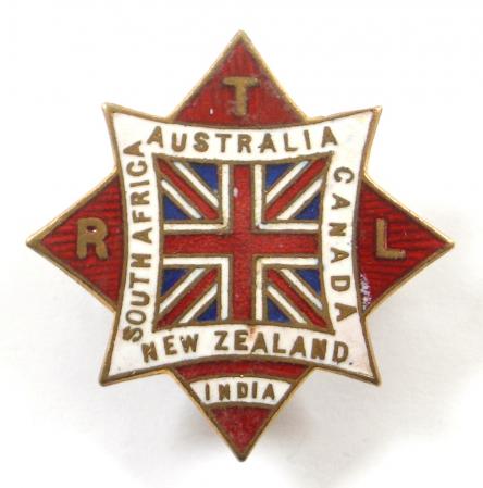 Tariff Reform League political membership badge