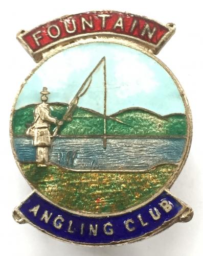 Fountain Angling Club fishing enthusiast membership badge