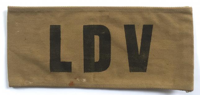 WW2 Local Defence Volunteers official issue LDV armlet
