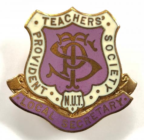 National Union Teachers NUT local secretary badge