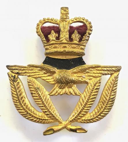 EIIR Royal Air Force RAF warrant officer cap badge