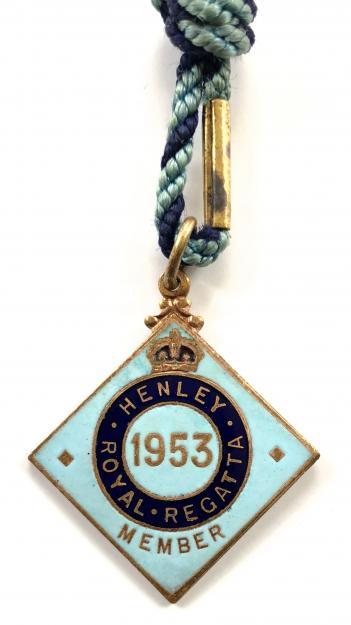 1953 Henley Royal Regatta stewards enclosure badge