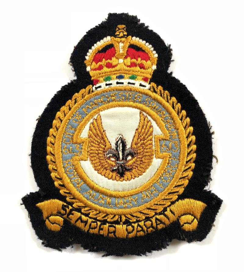 RAF No 613 City of Manchester Squadron Royal Air Force felt cloth badge