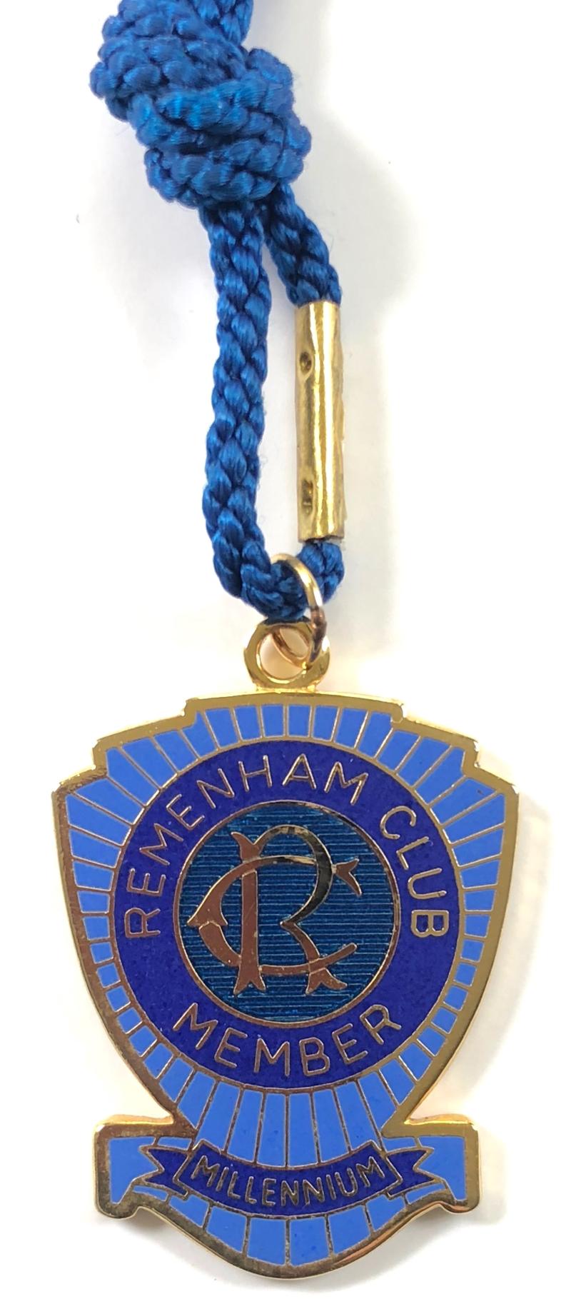 2000 Remenham Rowing Club millennium badge Henley Royal Regatta