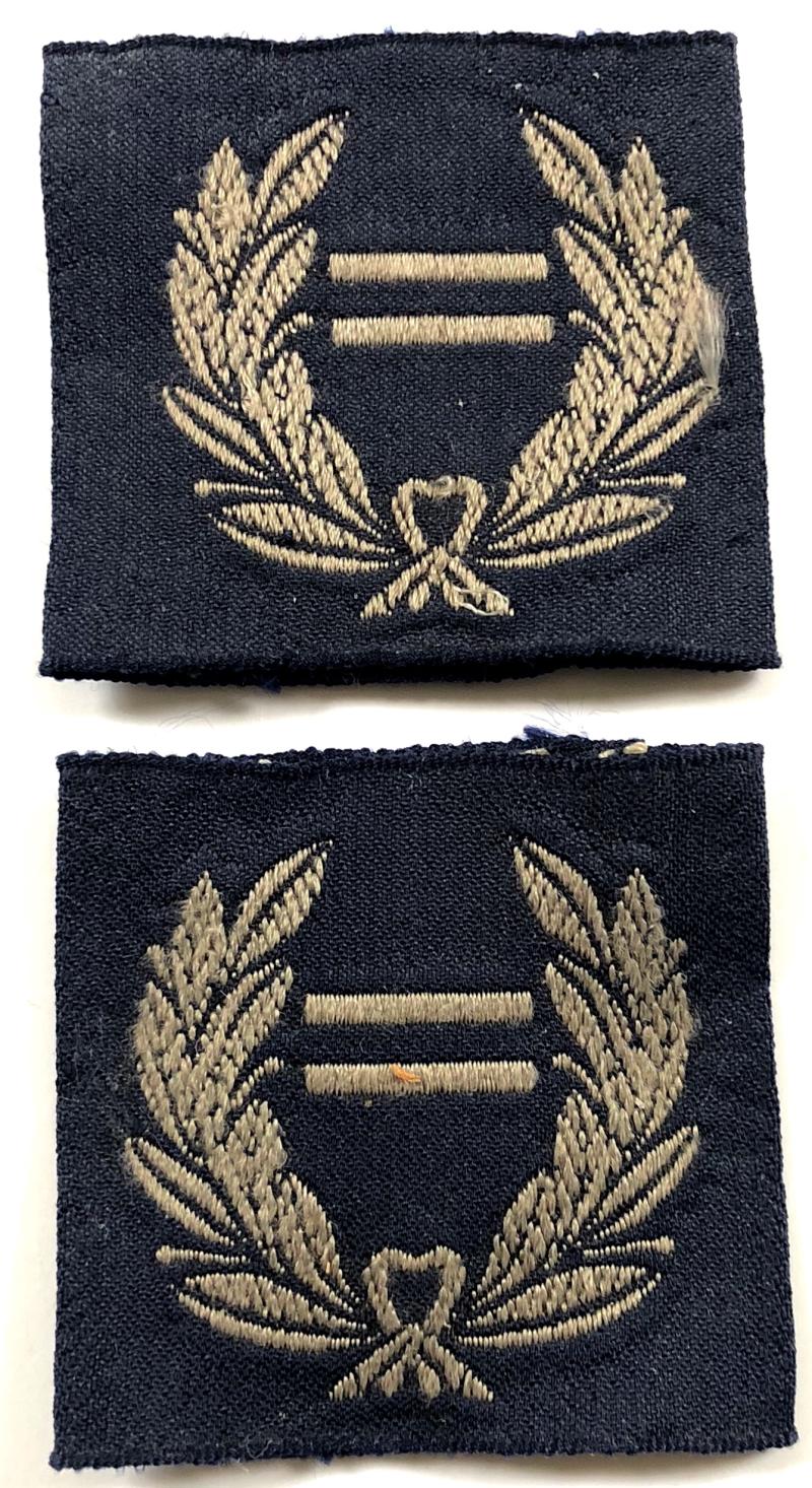 Royal ROC Leading Observer Rank pair of epaulette slip on cloth badges