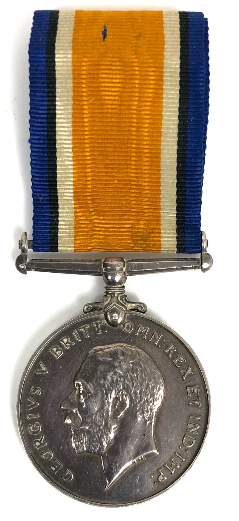WW1 3rd Bn Monmouth Regiment Silver British War Medal