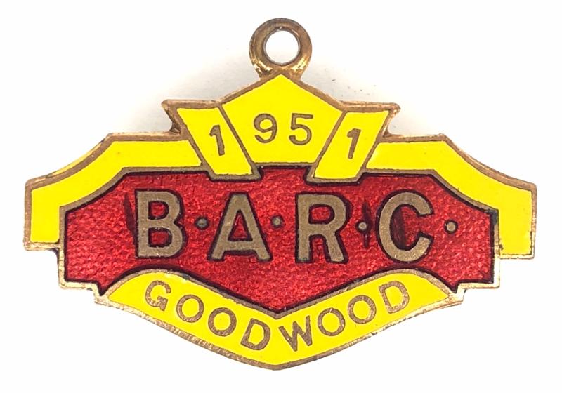 1951 Goodwood BARC membership guest badge