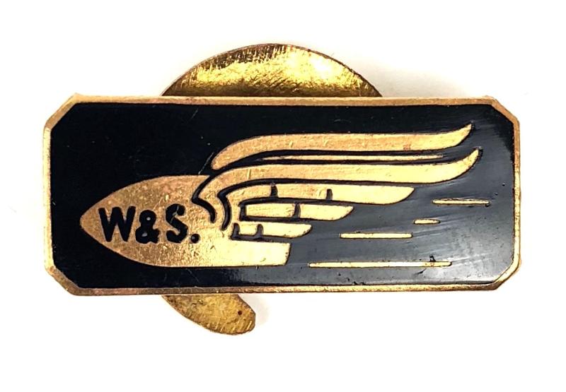 Webley & Scott Gunmakers officially numbered works factory badge