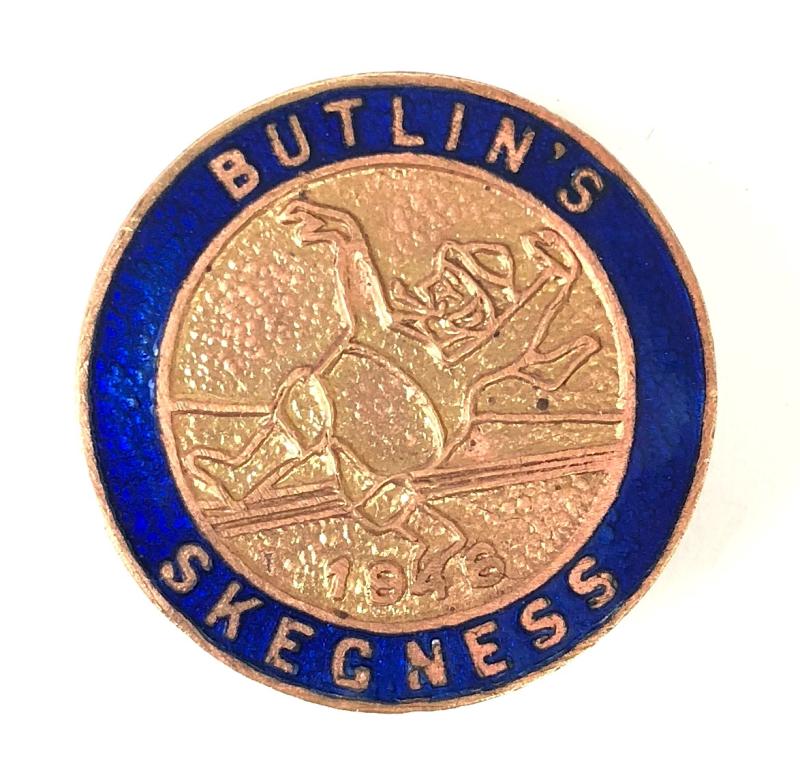 Butlins 1946 Skegness holiday camp jolly fisherman badge