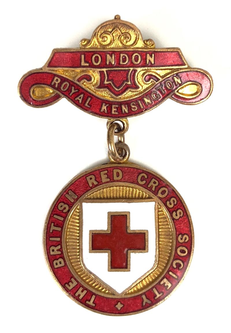 British Red Cross Society London Royal Kensington Branch badge