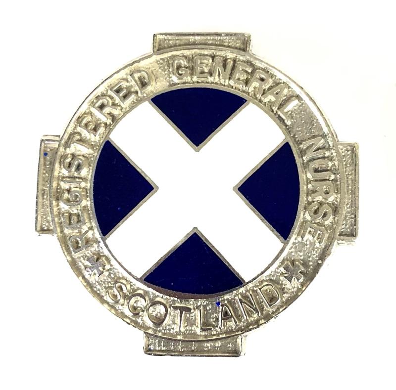 Registered General Nurse Scotland 1967 Hm Silver RGN Badge